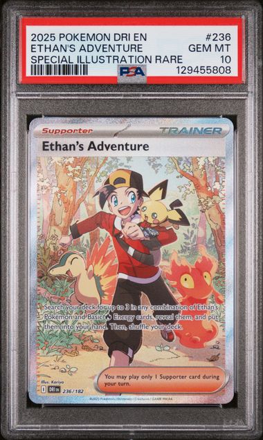 Pokémon ethans adventure psa 10 destined rivals