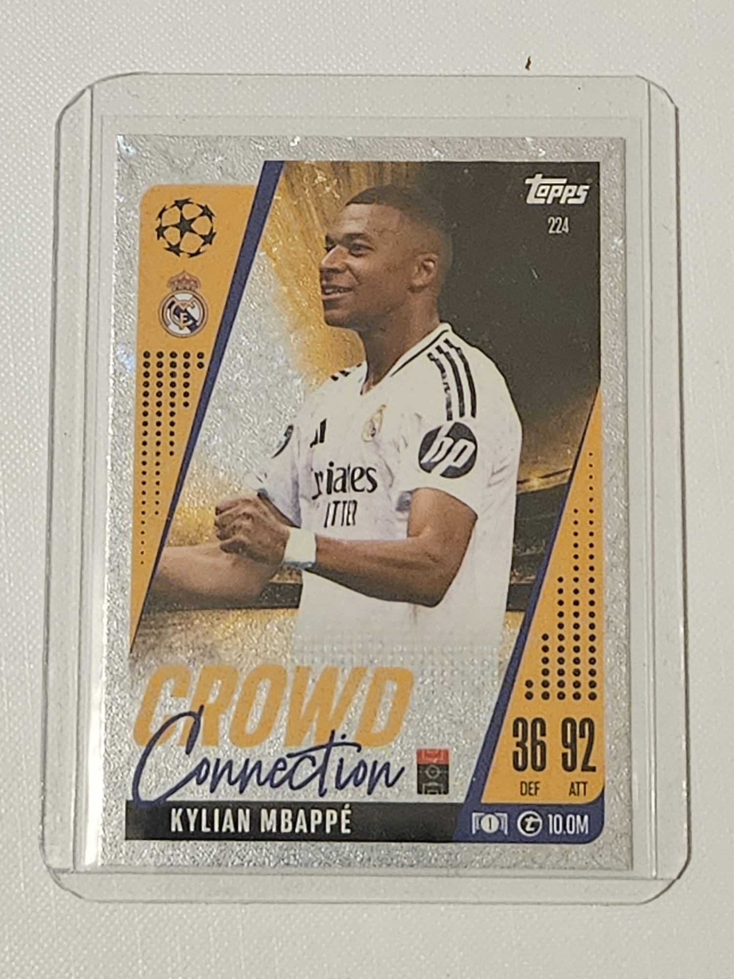 Kylian Mbappé Topps Match Attax 224 Crowd connection
