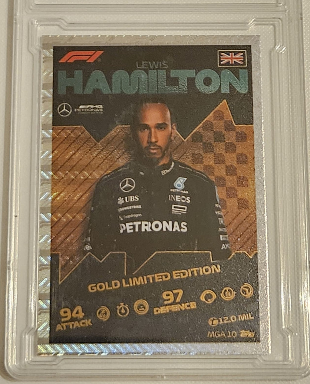 Lewis Hamilton #MGA10 Turbo Attax F1