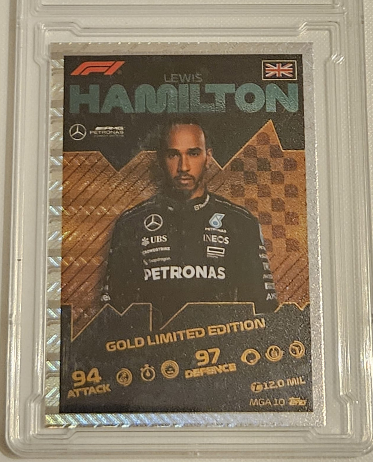 Lewis Hamilton #MGA10 Turbo Attax F1