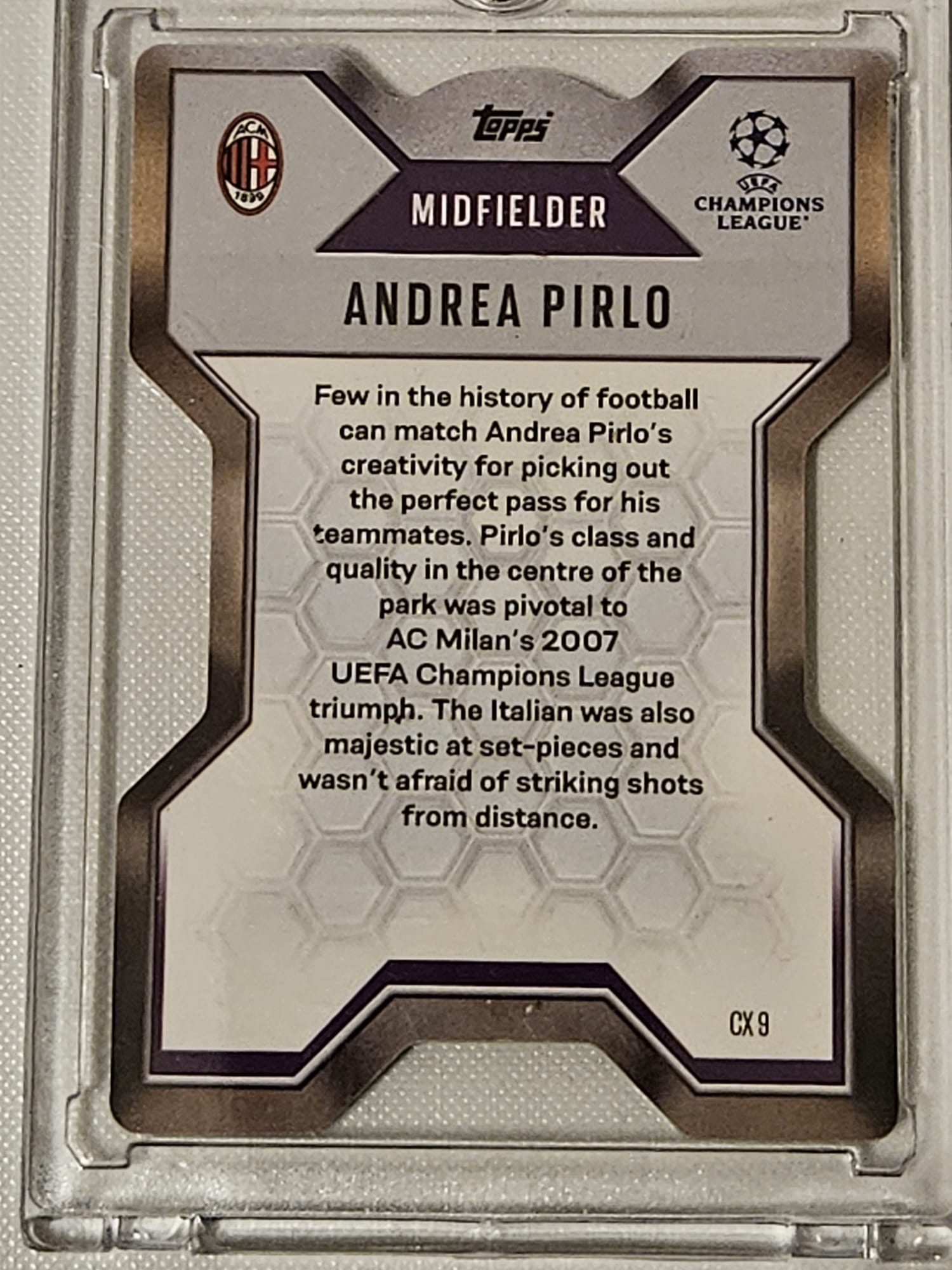 Andrea Pirlo AC Milan CX 9