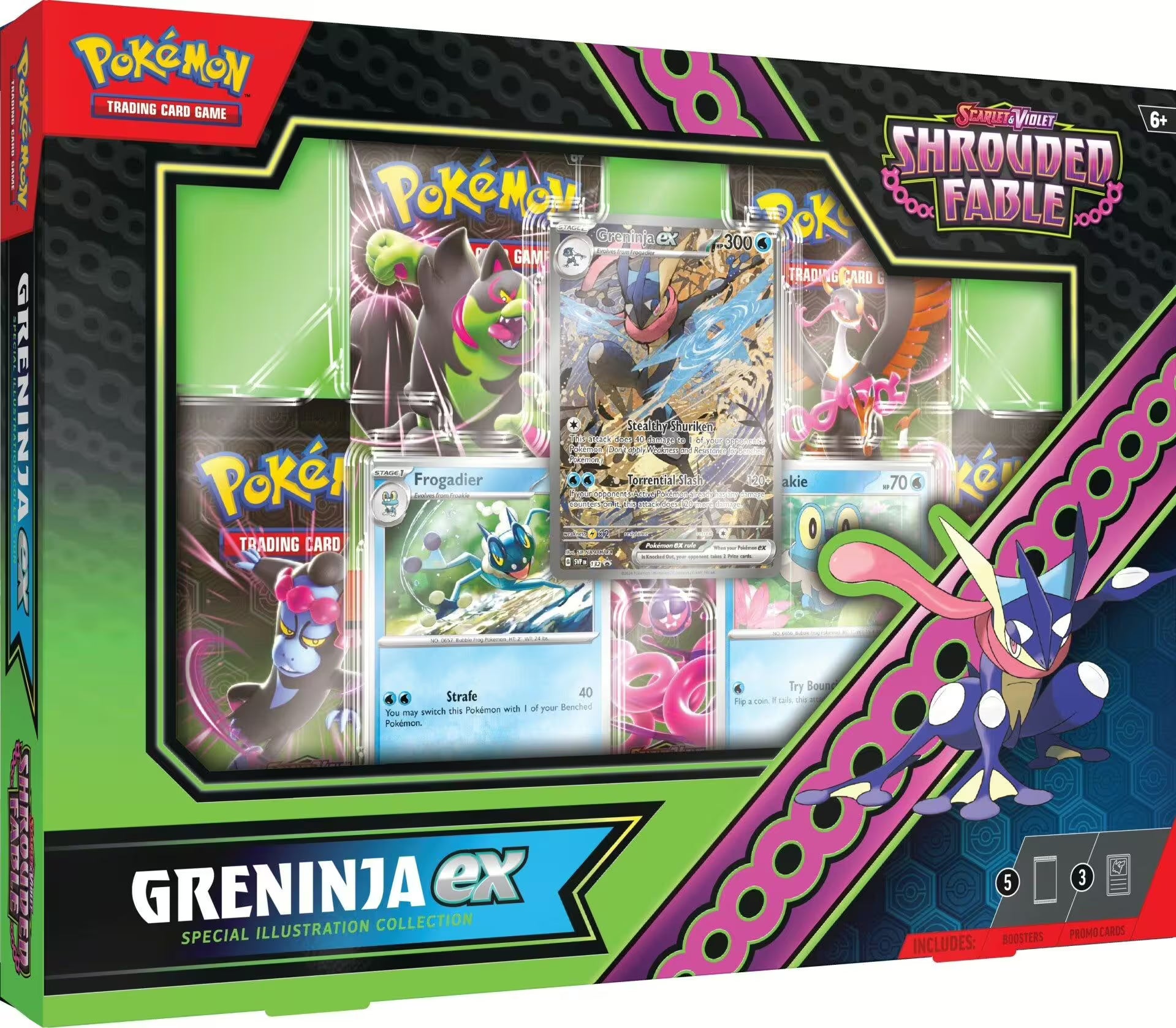 Pokémon Shrouded Fable Greninja EX Special Illustration Collection (EN)