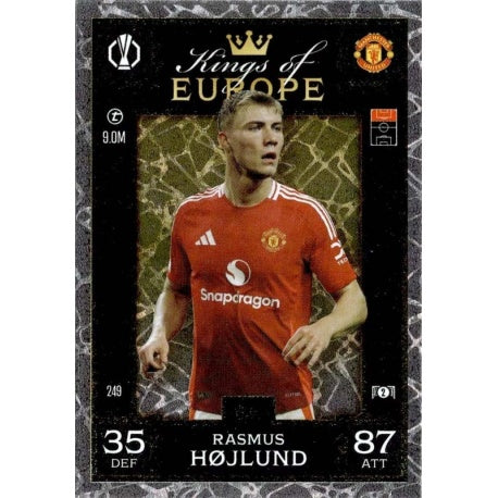 Rasmus Højlund Kings of Europe Manchester United