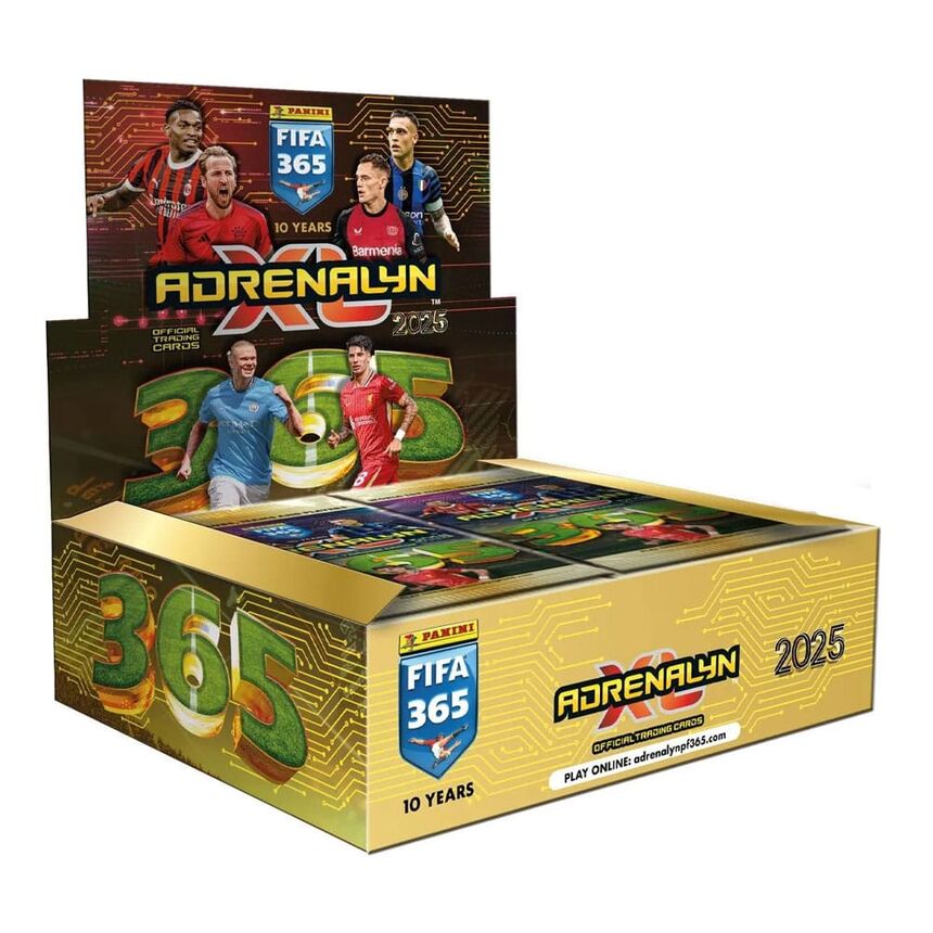 FIFA 365 Adrenalyn XL 2025 Trading Cards Flow Packs Display (24 Packs)