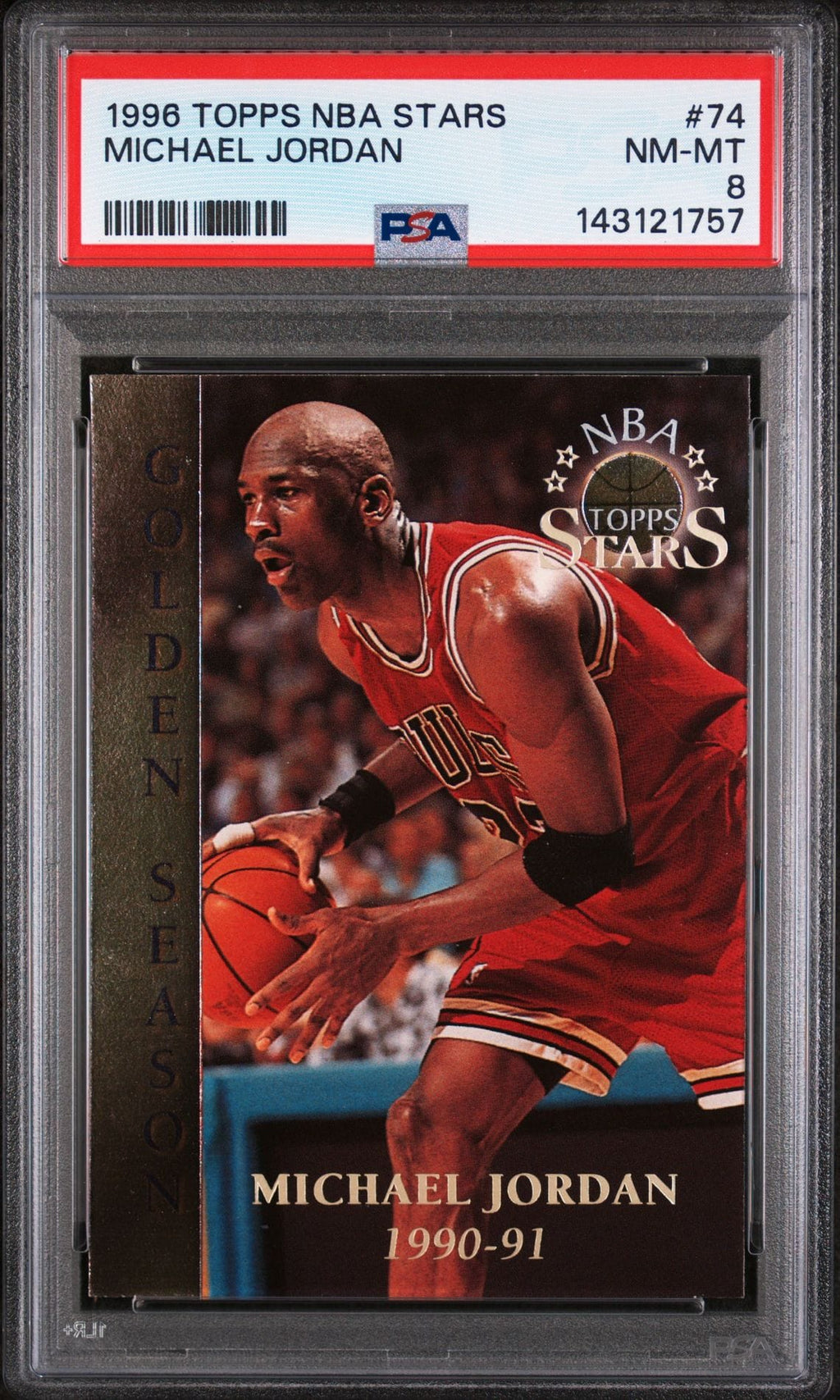 Michael Jordan PSA 8 Topps 1996