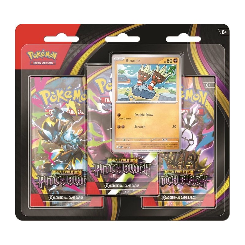 Pokémon ME05 Pitch Black 3-Pack Blister EN