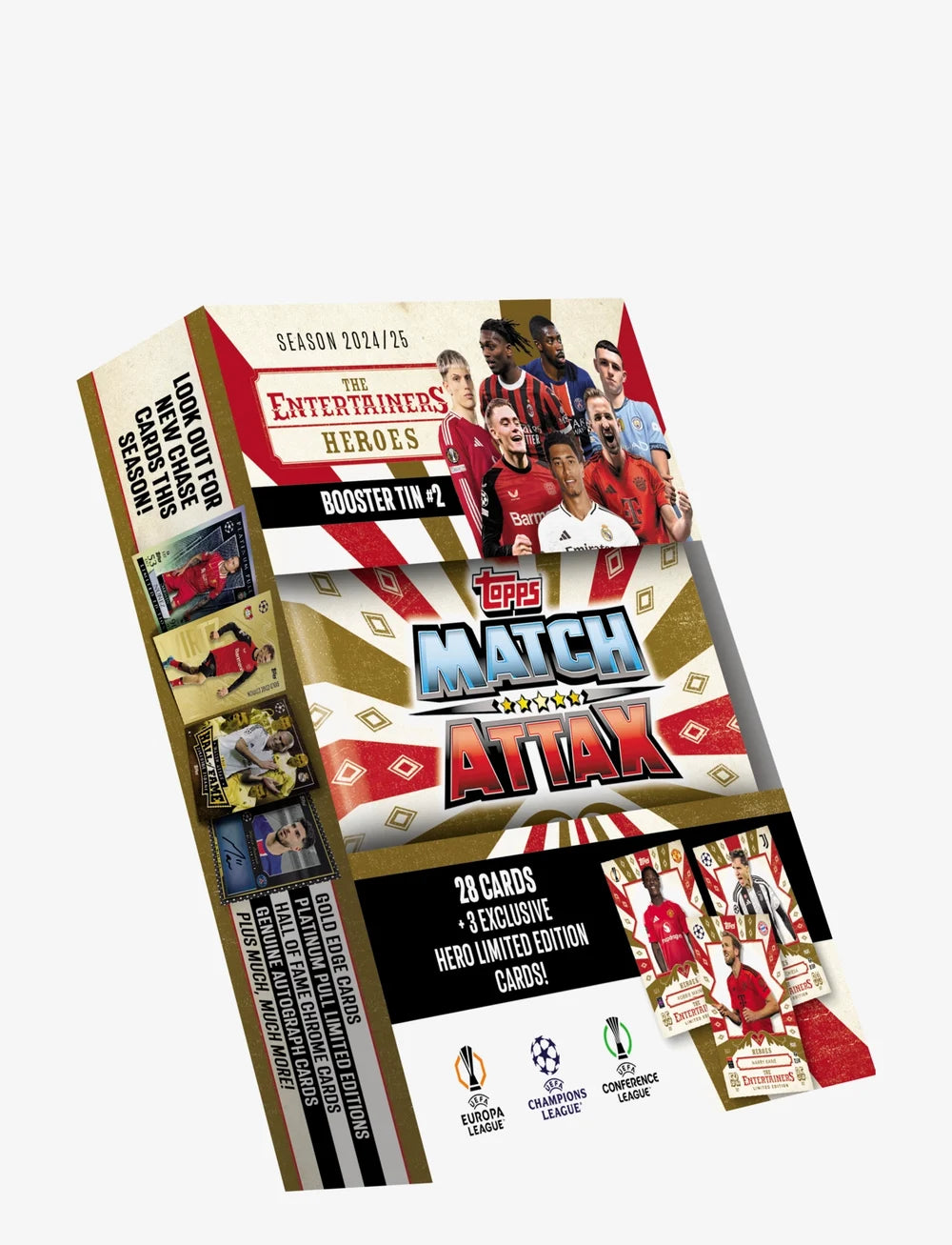 Topps MATCH ATTAX The Entertainers Heroes TIN #2